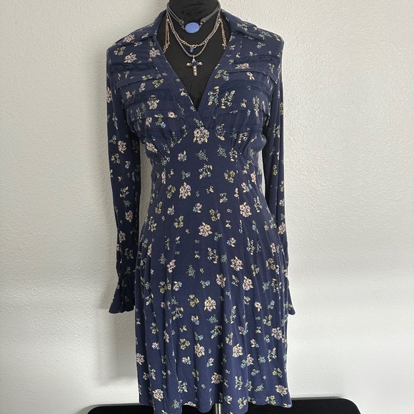 Free people floral mini dress - Picture 1 of 4